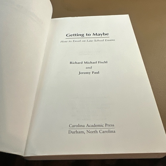 Getting to Maybe Book - Picture 3 of 5